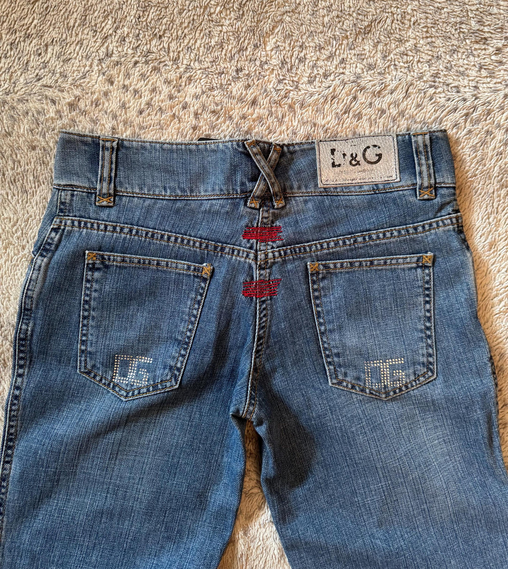 Dolce & Gabbana Distressed Denim Jeans Size 27 NWT