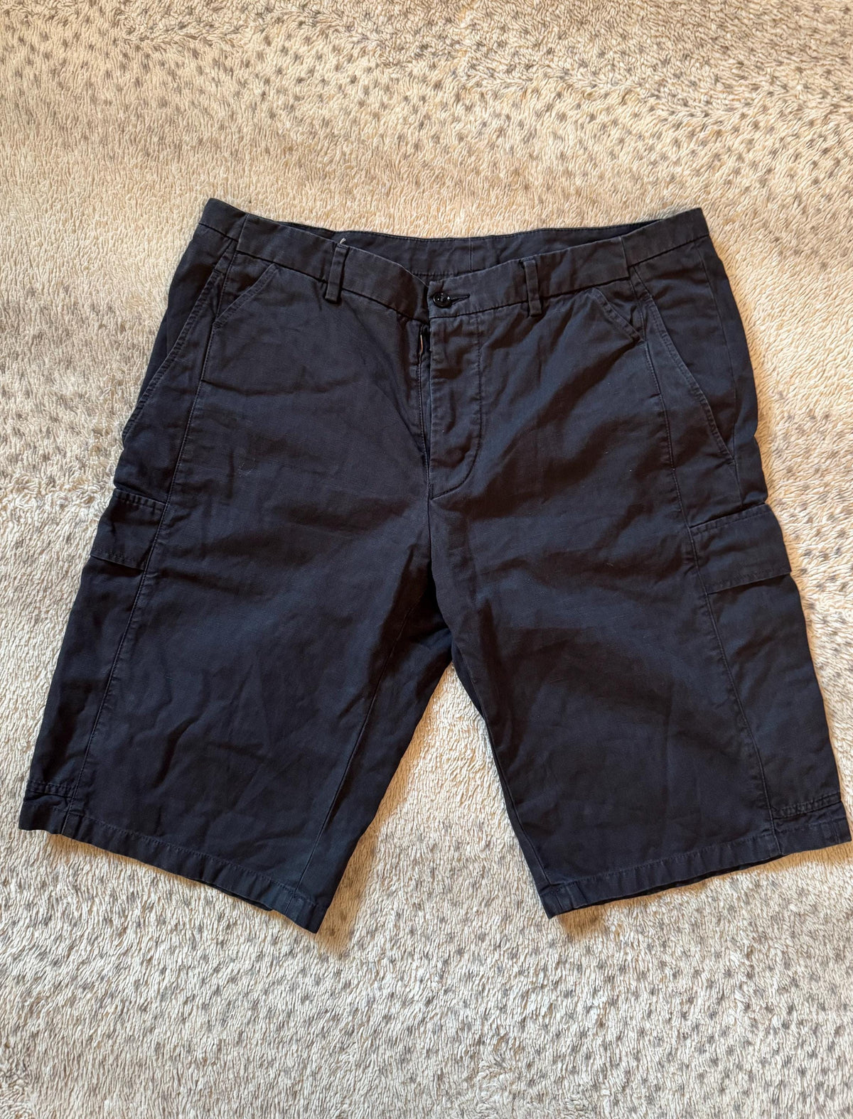 Maison Margiela Vintage SS12 Cotton Linen Shorts Size 48