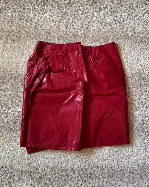 Isabel Marant Vintage 2000s Red Mini Skirt Size 36