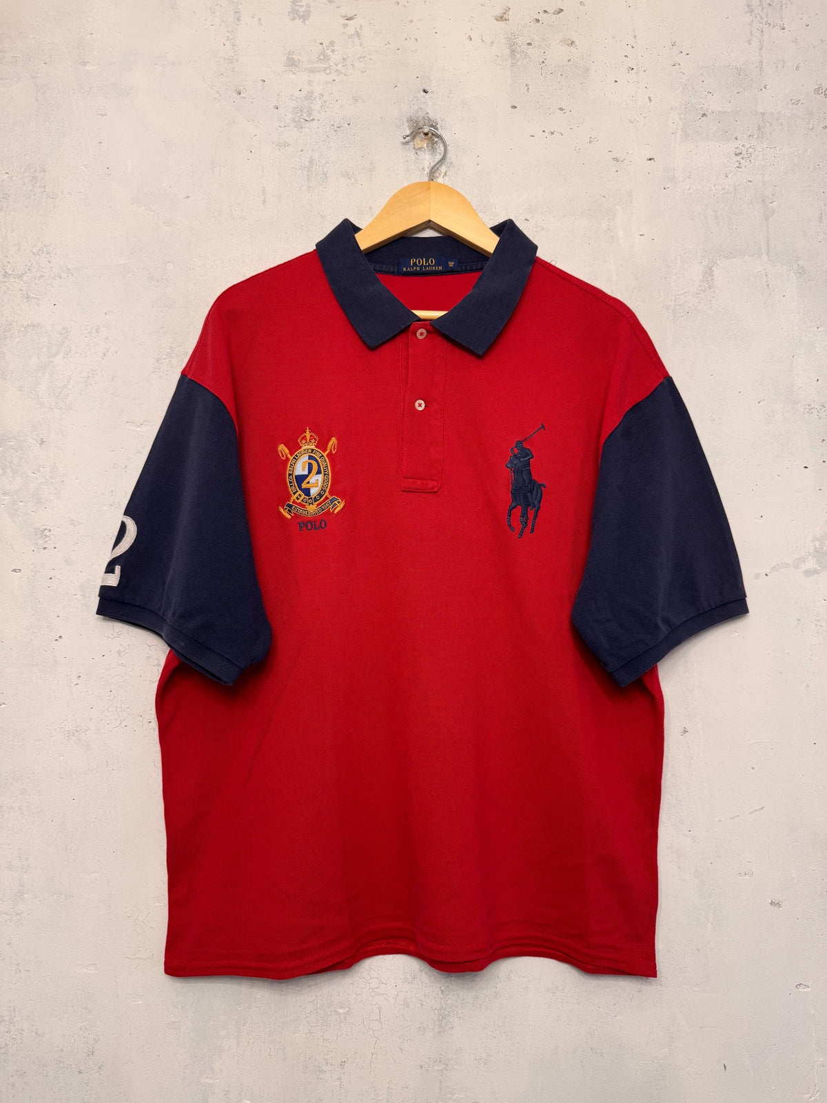 Polo Ralph Lauren Vintage 2000s #2 Polo Shirt Size XXL