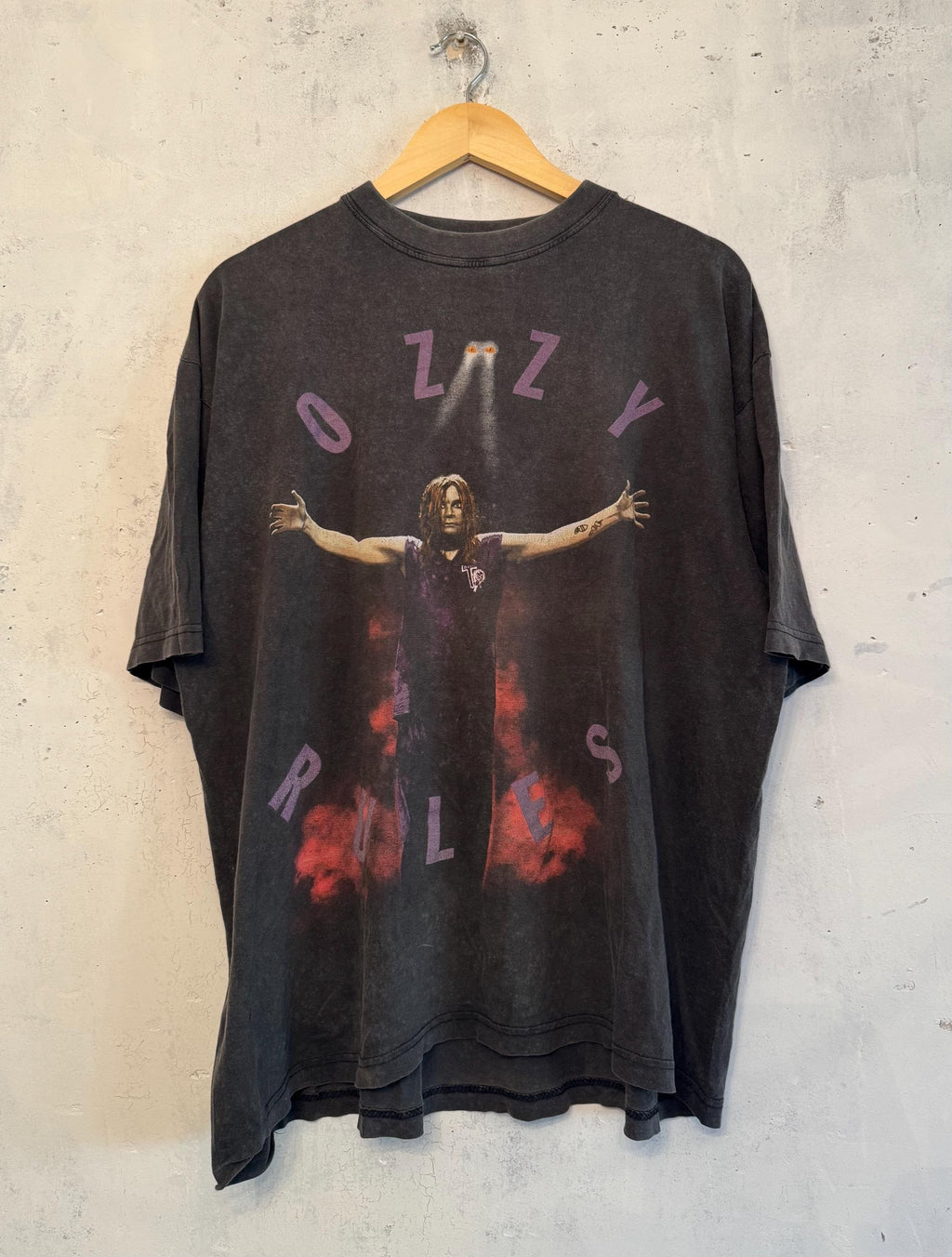 Vintage 90s Ozzy Osbourne Rules Heavy Metal T-Shirt
